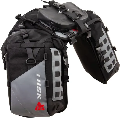 Vista 5 de TUSK Highland X2 Sistema de base de equipaje sin bastidor Escudo térmico estándar para Suzuki V-Strom 650 DL650 2004-2009,2011