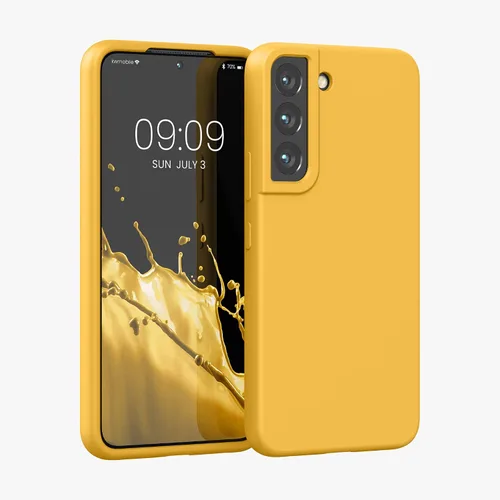 Vista 287 de kwmobile Funda compatible con Samsung Galaxy S9 - Funda de silicona TPU con acabado suave - Blue Reef