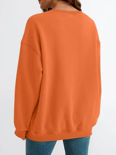Vista 14 de EFAN Sudaderas de gran tamaño con cuello redondo Y2K para mujer, sudaderas con capucha para otoño, moda 2025, ropa para adolescentes y niñas, lindo