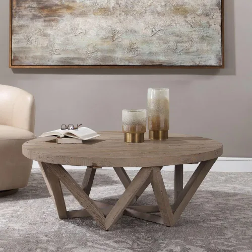 Vista 2 de Uttermost Kendry - Mesa de centro de 48 pulgadas