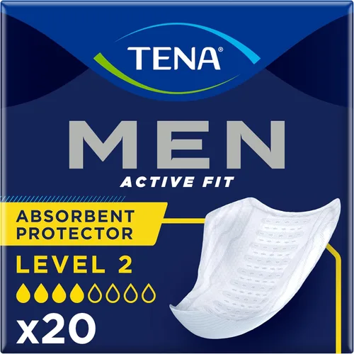 Vista 12 de Tena Protectores de incontinencia para hombres, absorción moderada, 48 unidades Engineered to fit the male anatomy, these discreet, cup-shaped