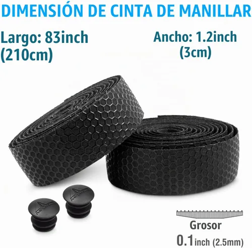 Vista 3 de Marque - Cinta para manubrio de bicicleta (2 unidades)