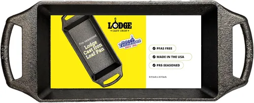Vista 10 de Lodge - Sartén de hierro fundido para pan, juego de 2