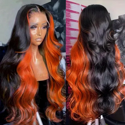 Vista 17 de Pelucas de cabello humano con encaje frontal 360 con cabello de bebé, pelucas de encaje frontal HD, densidad del 200%, pelucas de encaje frontal 360