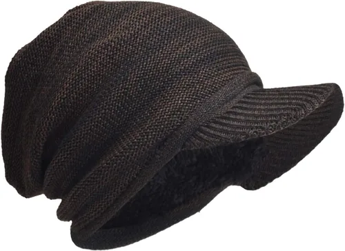 Vista 28 de Gorro de punto holgado con calavera de gran tamaño para hombre tipo skullcap