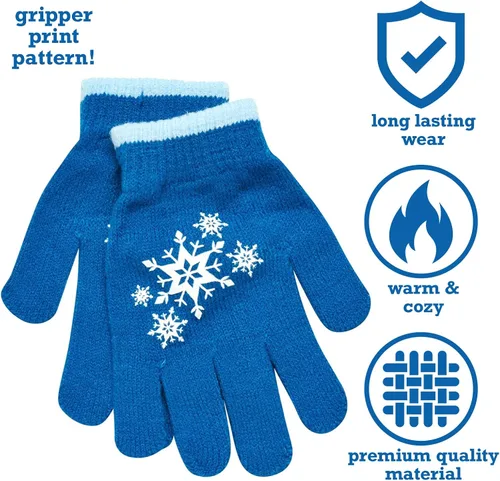 Vista 3 de Disney - Gorro de invierno para niñas y 2 pares de guantes o manoplas edad 2-7