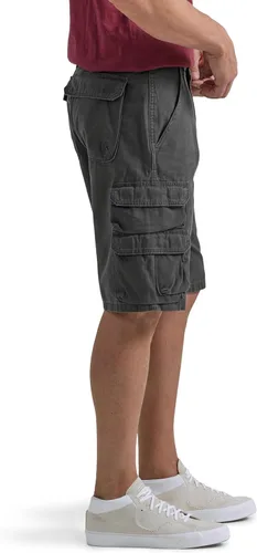 Vista 2 de Wrangler Authentics - Shorts de sarga estilo cargo, para hombre grande y alto