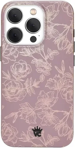 Vista 85 de VELVET CAVIAR Funda para iPhone 15, compatible con MagSafe, probada en caídas de 10 pies, Berry Baby