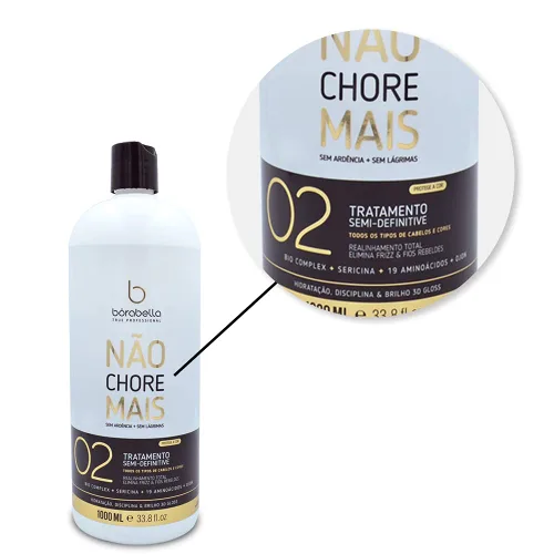 Vista 5 de Borabella Progressive No Más Llanto Paso 2 Tratamiento Profesional 1L/33.8 Fl.oz