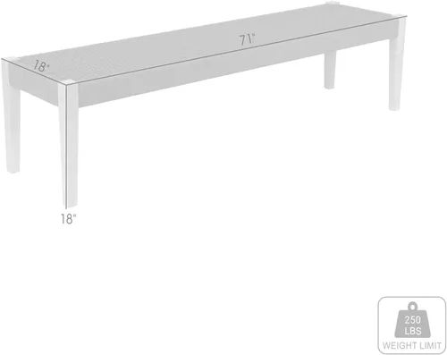 Vista 3 de Armen Living Camino - Banco de comedor para interiores y exteriores en madera de eucalipto y cuerda de carbón Carbón vegetal
