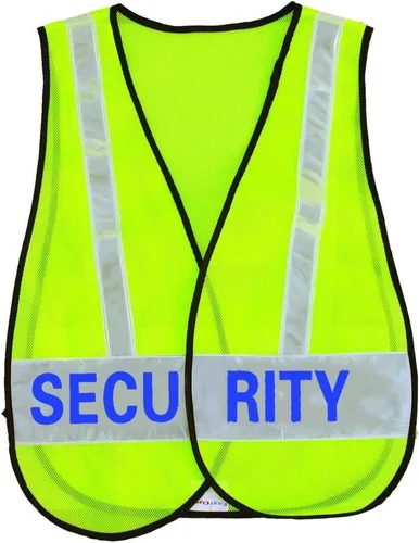 Vista 3 de First Class CHALECOS DE SEGURIDAD REFLEXIVOS CON IDENTIFICACIÓN VERDE LIMA