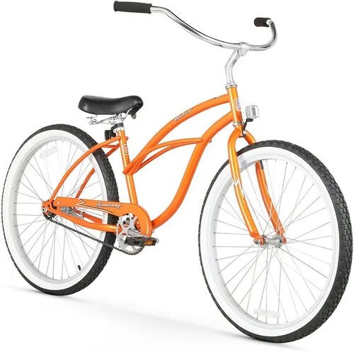 Vista 29 de Sixthreezero Urban Lady Beach Cruiser - Bicicleta híbrida de 3 velocidades para mujer