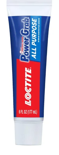 Vista 8 de Loctite Power Grab Express Adhesivo de Construcción Multiusos, Blanco, Tubo Exprimible de 3 fl oz, 1 Paquete - Pegamento de Construcción Versátil