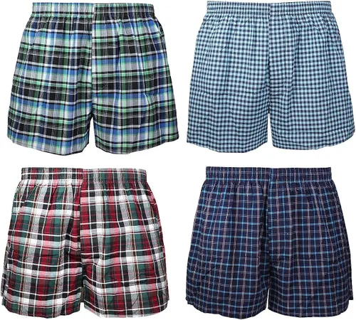 Vista 3 de Falari - Ropa interior para hombre 4 unidades100 algodón de primera calidad