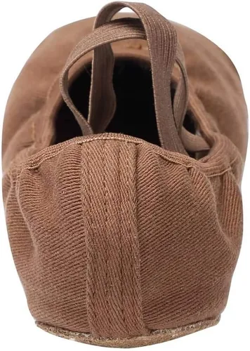 Vista 4 de Linodes Zapatos de baile para niñas, de lona elástica con suela dividida para mujer