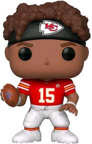 Vista 2 de Visita la Funko Store Patrick Mahomes Figura de vinilo #119 (empaquetado con protector de caja compatible con Ecotek Pop Box)
