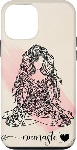 Vista 16 de Namaste Mandala Hippie Yoga Woman Meditation Spiritual Gift Case for iPhone 17