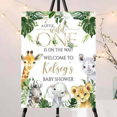 Vista 19 de Señal de Bienvenida Personalizada para Baby Shower de Niño, Señal de Baby Shower Niño, Decoraciones de Baby Shower Azul Boho de Oso Sol, Aquí Viene