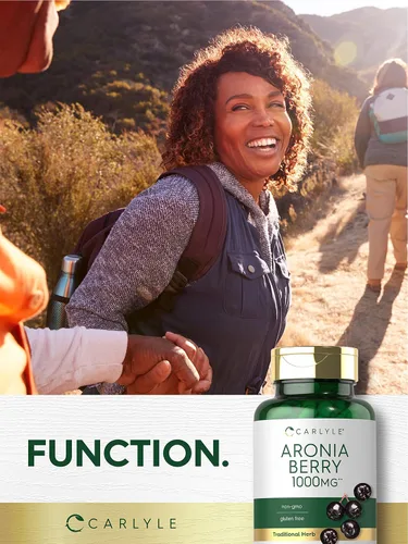Vista 6 de Carlyle Cápsulas de bayas de Aronia 180 píldoras Extracto de chokeberry Suplemento sin OMG y sin gluten
