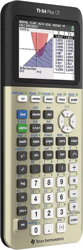 Vista 3 de Texas Instruments Calculadora gráfica TI-84 Plus CE, oro