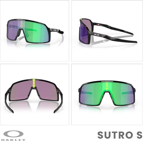Vista 45 de Oakley Sutro OO9406 / OO9462 - Lentes de sol para hombre, kit de correa de accesorios, bolsa de microfibra