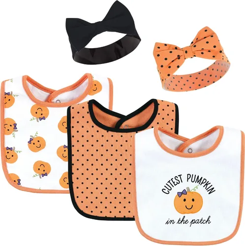 Vista 16 de Hudson Baby Conjunto de babero y diadema de algodón unisex para bebé Leopard Mamas Mini