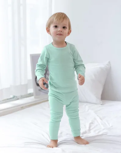 Vista 25 de AVAUMA - Pijama para niños y niñas de algodón básico para uso diario