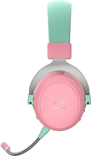 Vista 4 de Cooler Master CH351 Macaron - Auriculares inalámbricos para juegos con orejeras – Sonido envolvente 3D, ligeros, 2.4GHz Bluetooth, controladores