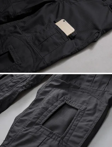 Vista 7 de TRGPSG Pantalones tácticos para hombre, pantalones de senderismo, pantalones cargo de camuflaje militar, pantalones de trabajo casuales