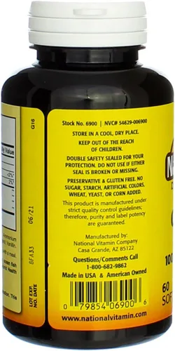 Vista 2 de Nature's Blend Aceite de pescado omega-3 inodoro 60 Sgels