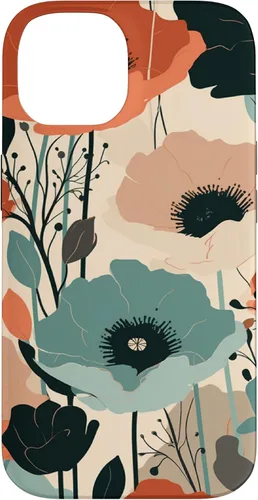 Vista 4 de Minimal Poppy Boho Flower Cute Aesthetic Case for iPhone 17