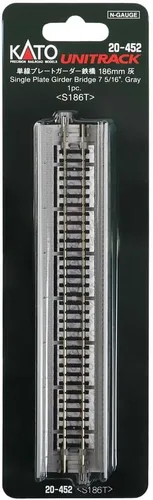 Vista 3 de Kato USA Inc. N KAT20452 N 7.323 in 7-5/16 placa de viga puente gris KAT20452 N Track