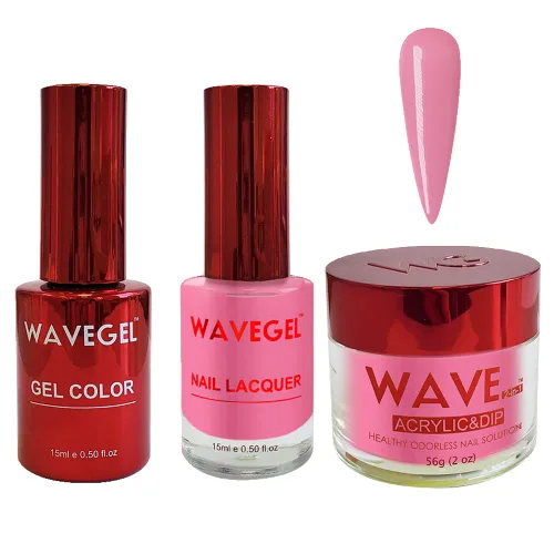 Vista 34 de WAVEGEL - Juego de gel de remojo, laca de uñas y polvo acrílico y polvo de inmersión a juego - Colección Queen - #001 Negro sedoso