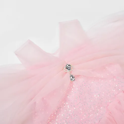 Vista 5 de Disfraz de princesa iluminado para Halloween, vestido de princesa con accesorios