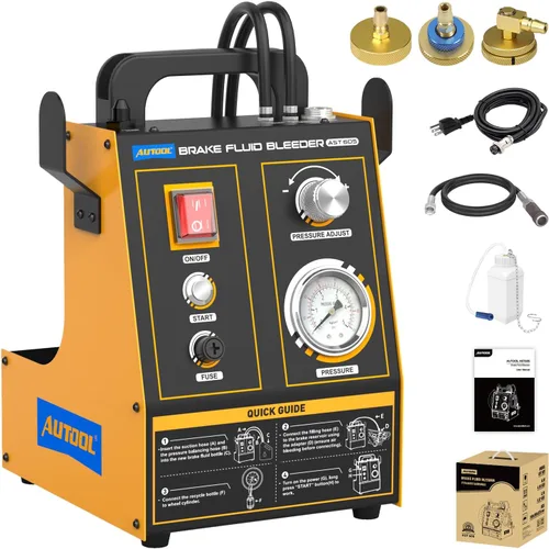 Vista 12 de AUTOOL Kit de purga de cilindro maestro, 20 adaptadores de purga de presión