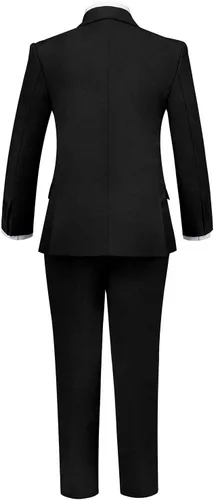 Vista 4 de Conjunto de trajes formales para niños con camisa de vestir y corbatín