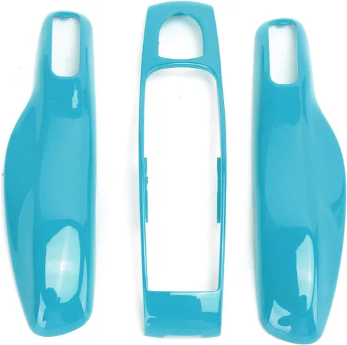 Vista 10 de Fydun Coche Key Fob Cover Shell Protector Key Fob Cover Assembly 3 Piezas para Cayman 911 718 (Verde)