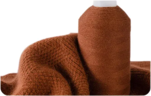 Vista 36 de Hilo 100% de cachemira, 100g de cachemira mongola lujosamente suave pura en cono para tejer a mano y ganchillo (flor beige)
