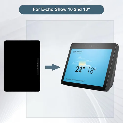 Vista 6 de Reemplazo de pantalla LCD táctil digitalizador Asamblea compatible con Echo Show 10 2nd 10" con herramientas
