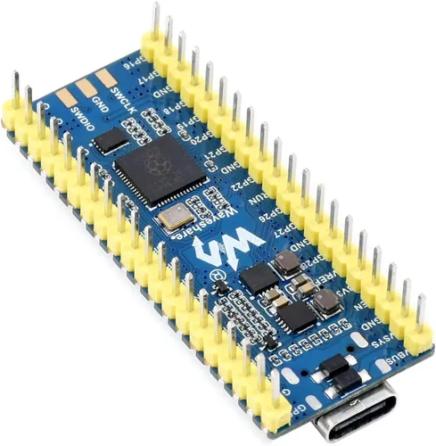 Vista 2 de RP2040-LCD-0.96-M Mini Board MCU de alto rendimiento similar a Pico-Like con cabecera pre-soldada basada en el microcontrolador Raspberry Pi RP2040