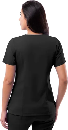Vista 2 de Adar Pro - Ropa quirúrgica para mujer, con cuello en V elevado