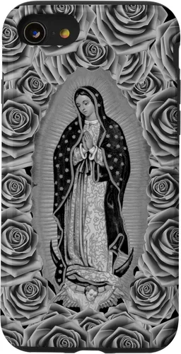 Vista 18 de Funda para iPhone 14 Pro Max Our Lady Virgen De Guadalupe Virgen María Floral
