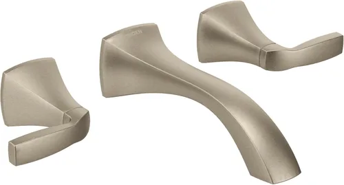 Vista 8 de Moen Voss T6906ORB - Kit de moldura de grifo de baño de dos manijas de bronce aceitado con dos manijas