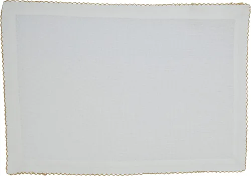 Vista 14 de SARO LIFESTYLE Servilletas de mesa con costura Whip (juego de 4), dorado, 6.0 in (1442.GL6S)