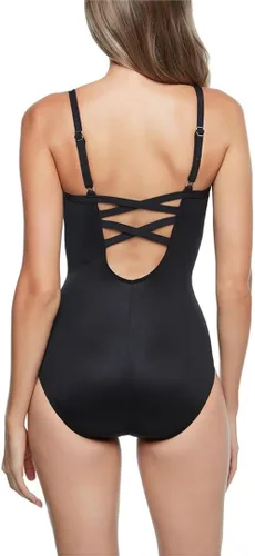 Vista 2 de Miraclesuit Traje de baño de una pieza para mujer con control de abdomen, Multi