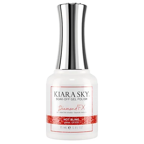 Vista 20 de KIARA SKY Esmalte de uñas Gel Polish DiamondFX con purpurina reflectante y efecto de polvo de diamante brillante, 0.5 fl oz, Beets It (morado)