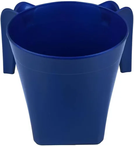Vista 11 de YBM Home Vaso cuadrado de plástico para lavar a mano, de larga duración, para lavado ritual de manos, 1332Beige