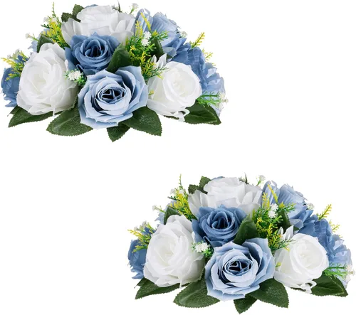 Vista 44 de Centros de mesa de flores para mesas de boda: decoraciones de mesa de Halloween, bolas de flores negras, centros de mesa para compromiso, ceremonia