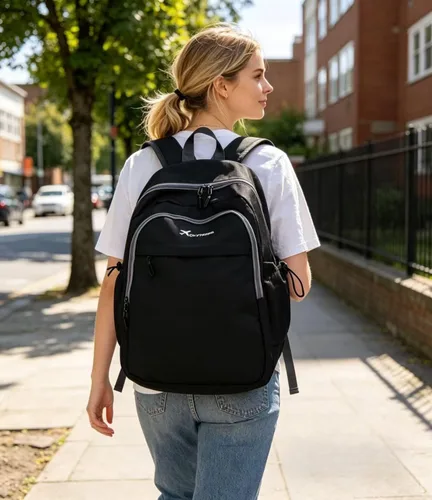 Vista 3 de Geboldil Mochila de viaje plegable ligera para hombre y mujer, mochila de camping impermeable