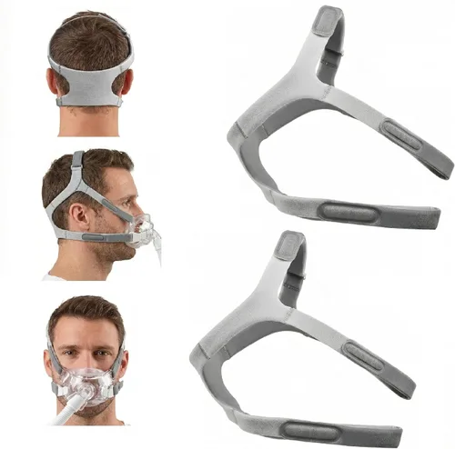 Vista 8 de Accesorio de repuesto para correa de gorro CPAP Organic Deal compatible con la máscara CPAP Philips Respironics Amara View – Reemplazo de gorro